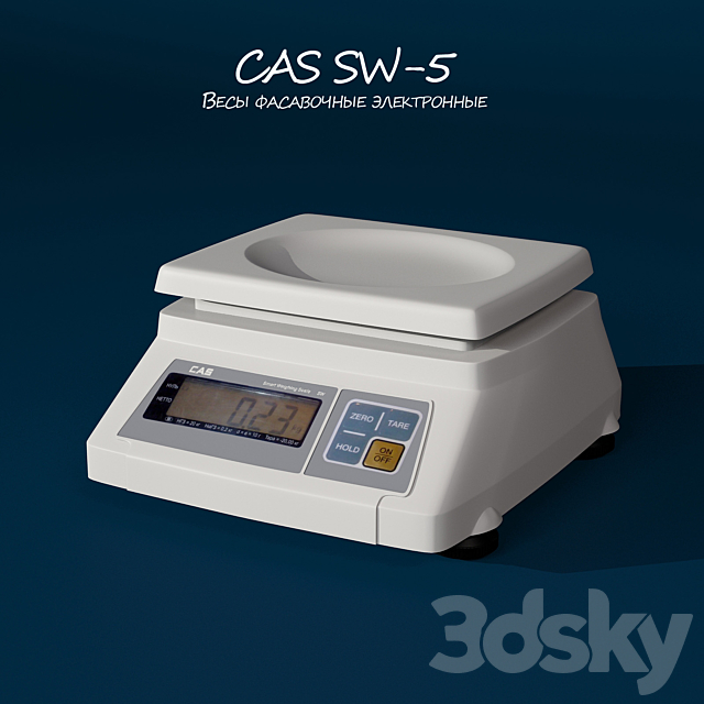 CAS SW 5: Scales. electronic packaging 3DSMax File - thumbnail 1