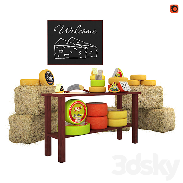 Cheese showcase 3ds Max - thumbnail 1