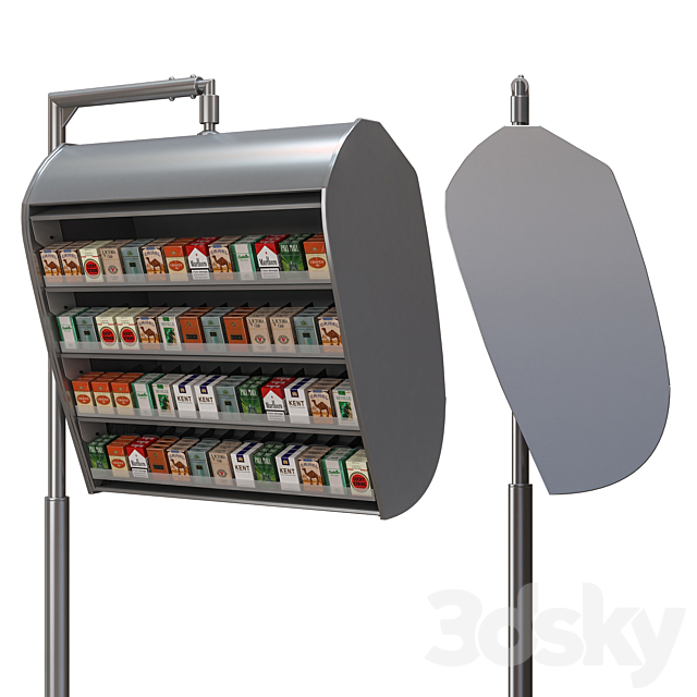 Cigarette Dispenser 3DS Max Model - thumbnail 2