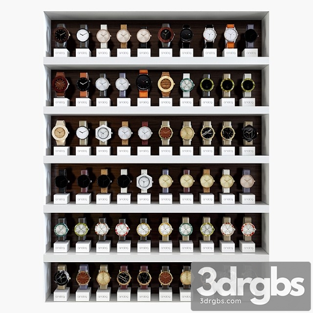 Clock Rack 1 3dsmax Download - thumbnail 1