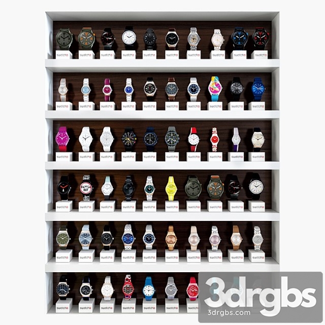 Clock Rack 2 3dsmax Download - thumbnail 1