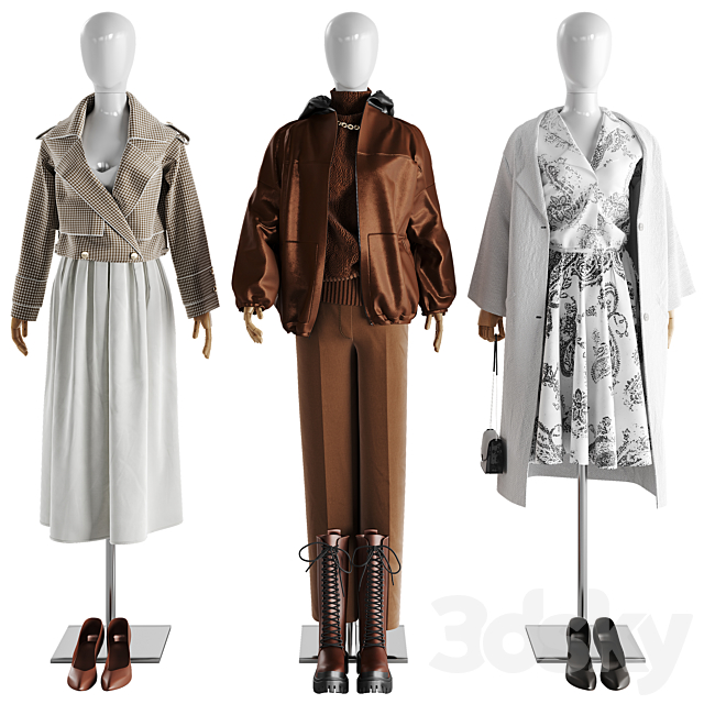 Clothes Set 05 3DSMax File - thumbnail 1