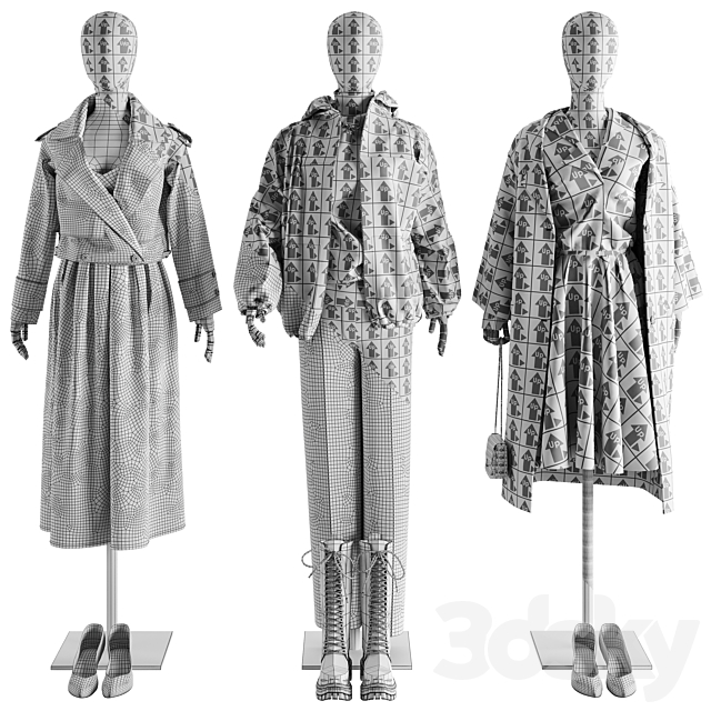 Clothes Set 05 3DSMax File - thumbnail 4