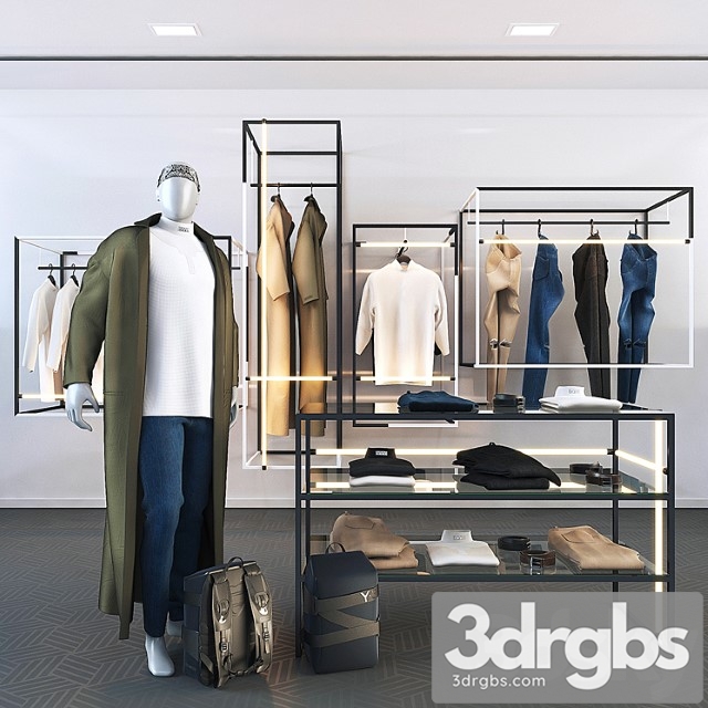 Clothing and accessories for the store 3dsmax Download - thumbnail 1