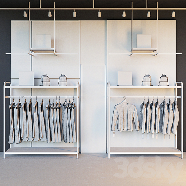 Clothing store 3DS Max Model - thumbnail 5