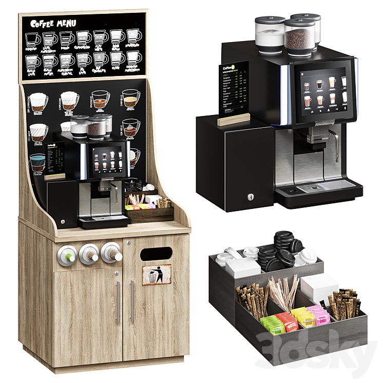 Coffe shop WMF 1500S + 3DS Max Model - thumbnail 1