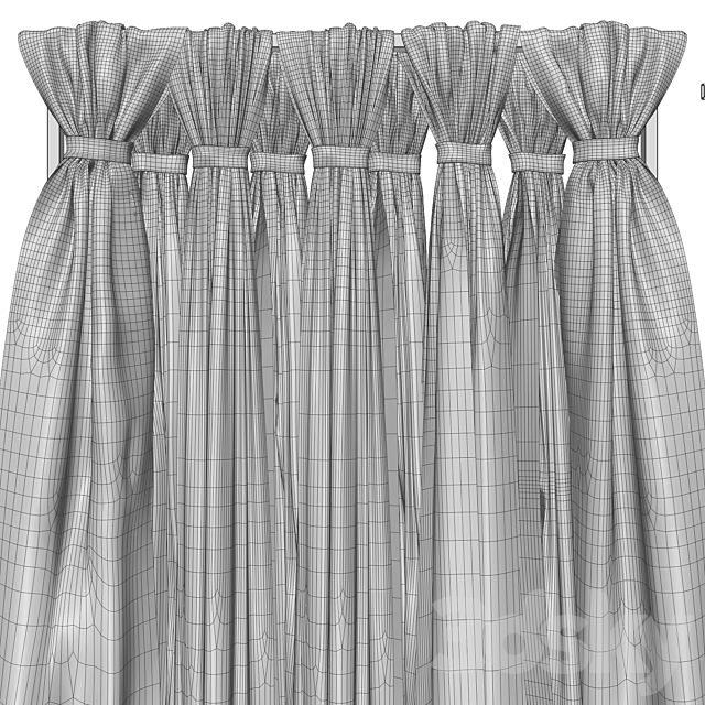 Commercial equipment for a curtain and fabric store 3DS Max Model - thumbnail 6