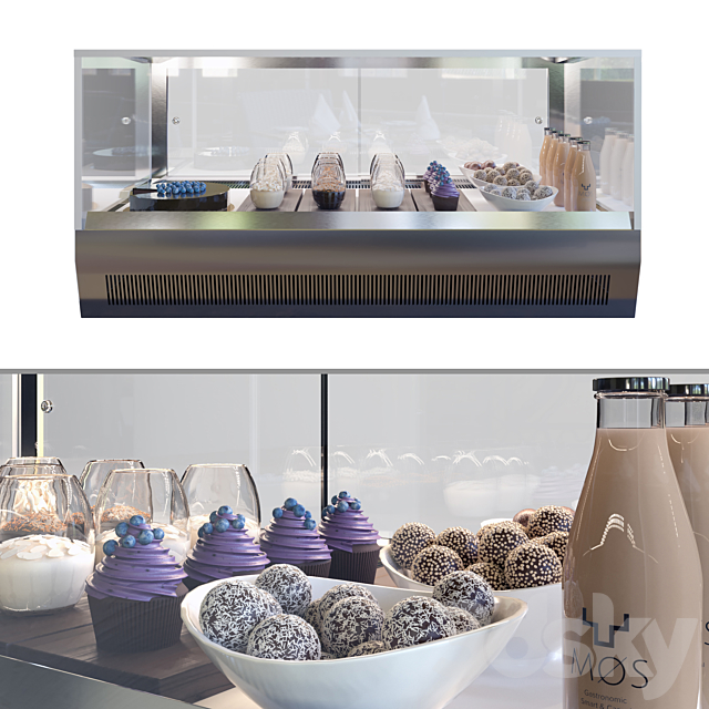 Confectionery showcase 3DSMax File - thumbnail 1