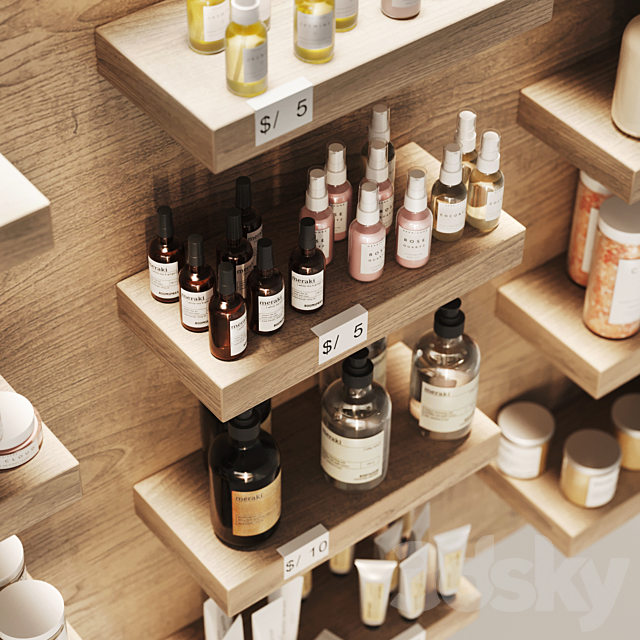 Cosmetics set 3DS Max Model - thumbnail 3