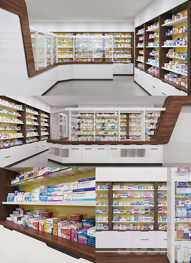 Drugs for pharmacies 3DSMax File - thumbnail 2