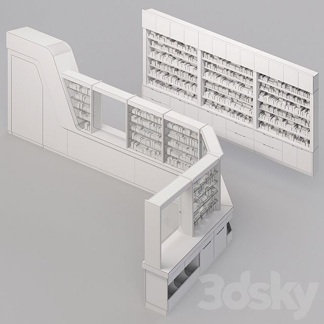 Drugs for pharmacies 3DSMax File - thumbnail 3