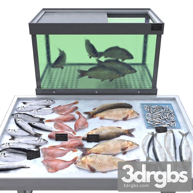 Fish store 3dsmax Download - thumbnail 1