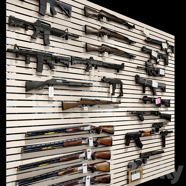 Gun store 3DS Max - thumbnail 2