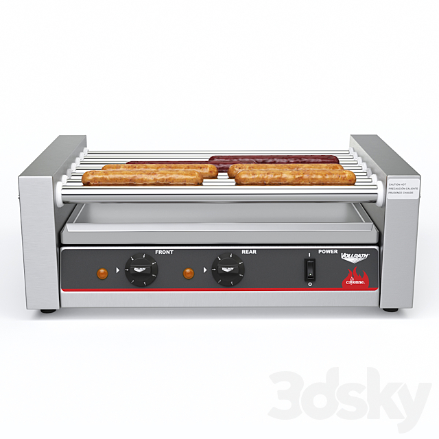 Hot Dog Roller Grill Vollrath CAYENNE 40821 3ds Max - thumbnail 2