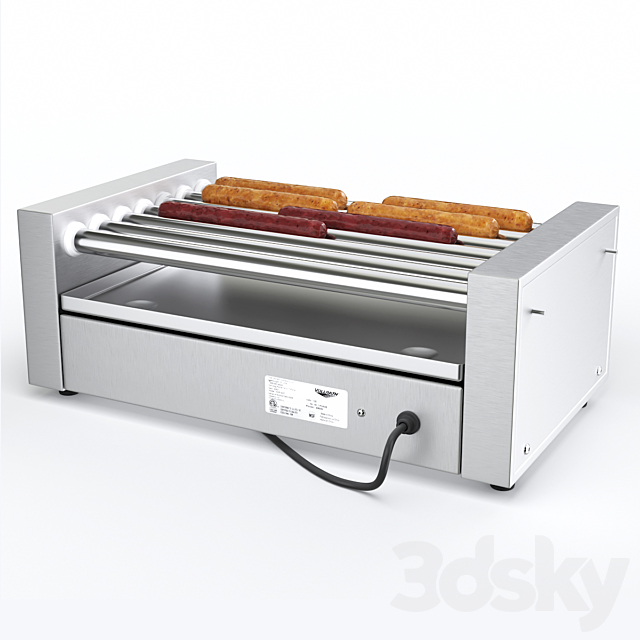 Hot Dog Roller Grill Vollrath CAYENNE 40821 3ds Max - thumbnail 3