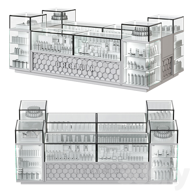 island store cosmetic 3ds Max - thumbnail 3