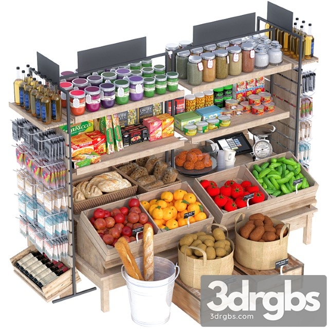 Jc grocery store 7 3dsmax Download - thumbnail 1