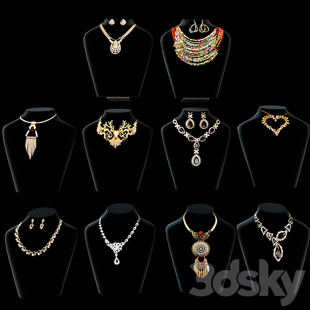 Jewelry Island 3DS Max Model - thumbnail 3