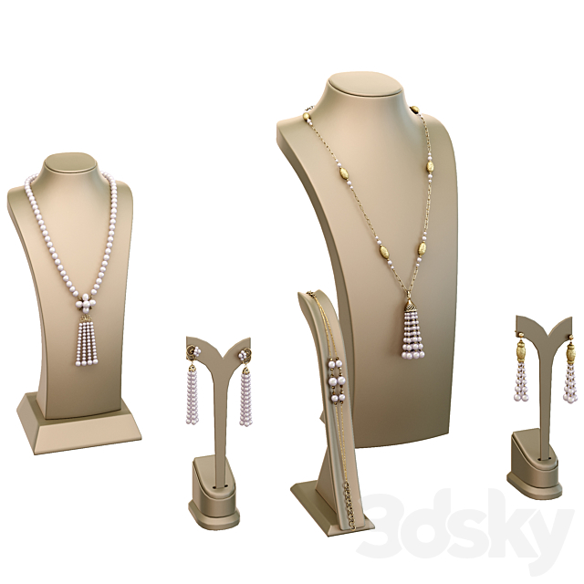 Jewelry showcase for a store 3. Jewelry stand. Display 3DSMax File - thumbnail 6