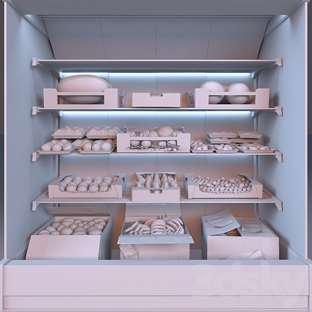 kit environment for the store: fruit department 3DSMax File - thumbnail 3