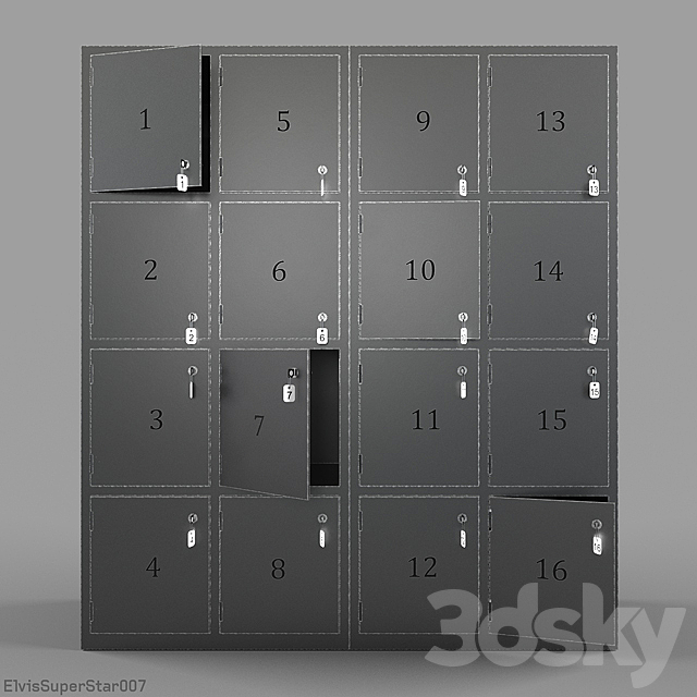 luggage storage v2 \\ storage room 3ds Max - thumbnail 1