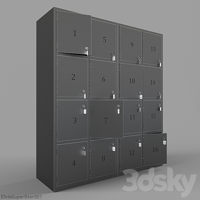 luggage storage v2 \\ storage room 3ds Max - thumbnail 2