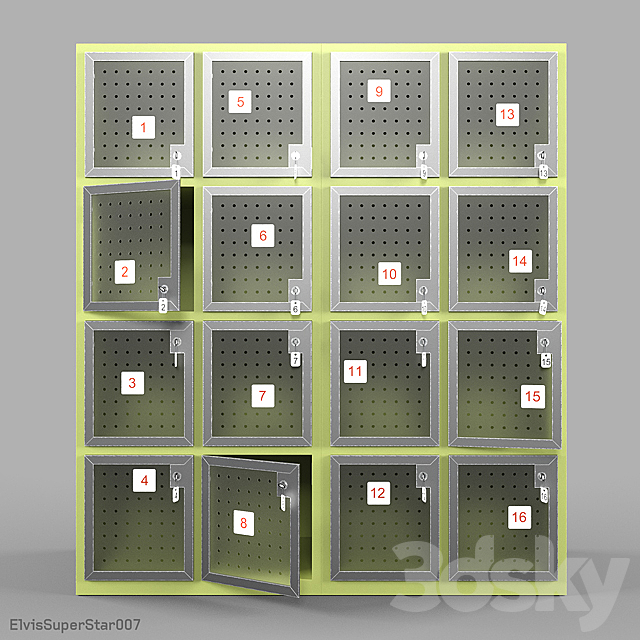 luggage storage v3 \\ storage room 3DSMax File - thumbnail 1