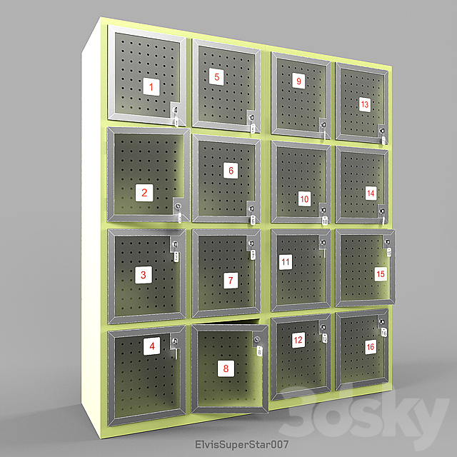 luggage storage v3 \\ storage room 3DSMax File - thumbnail 2