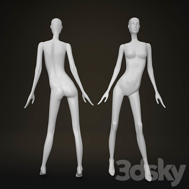 mannequin 3ds Max - thumbnail 1