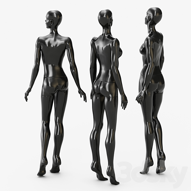 Mannequin for women 3ds Max - thumbnail 3