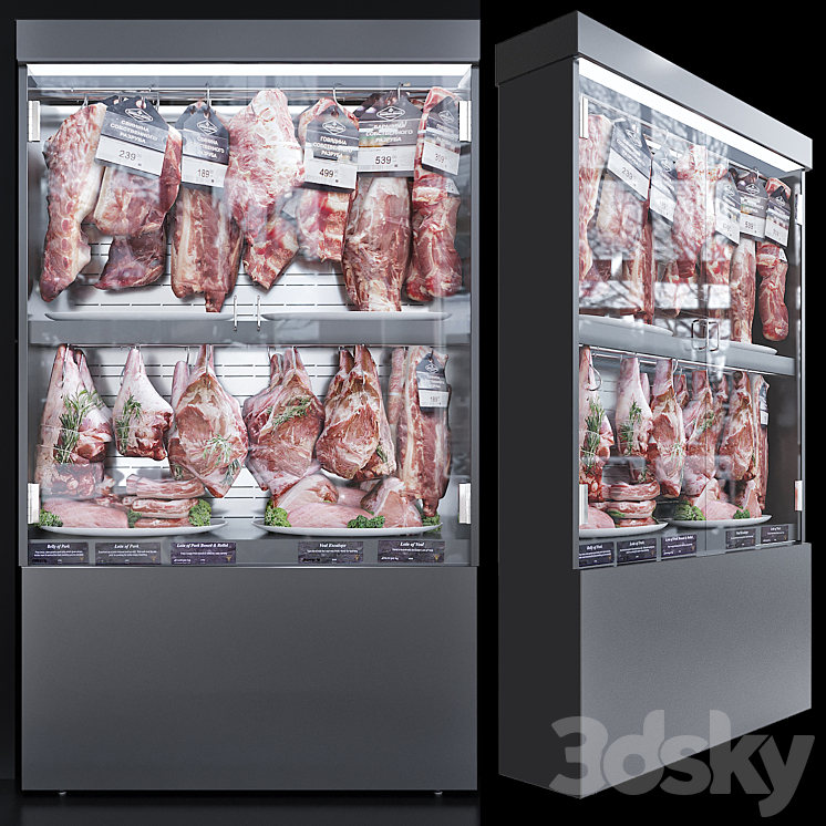 Meat store 3DS Max - thumbnail 1