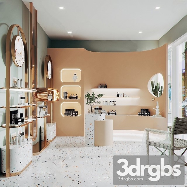 Modern Cosmetic Store 8 3dsmax Download - thumbnail 1