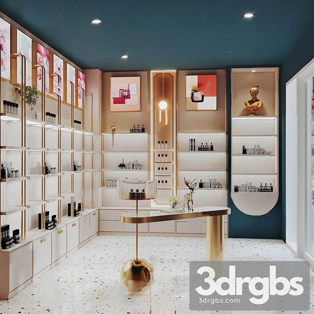 Modern Cosmetic Store 9 3dsmax Download - thumbnail 1