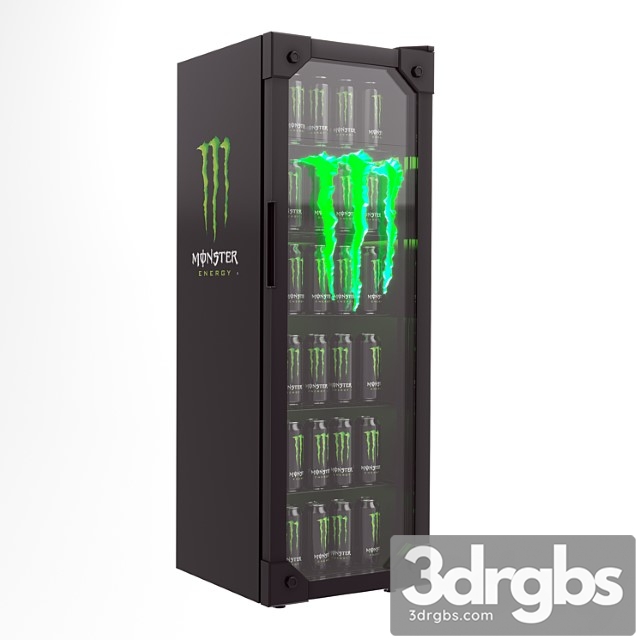 Monster energy drink fridge - thumbnail 1