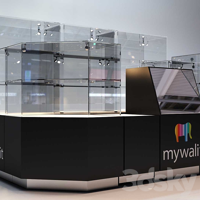 Mywalit showcase 3DSMax File - thumbnail 1