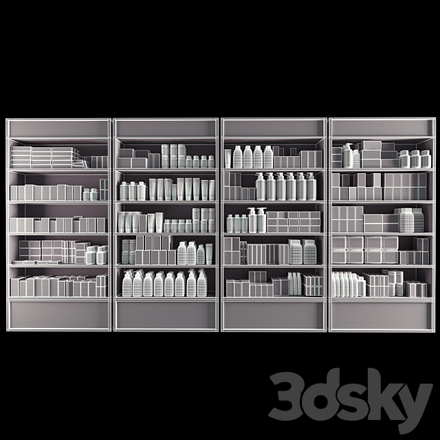 pharmacy showcase vol-01 3DS Max Model - thumbnail 5