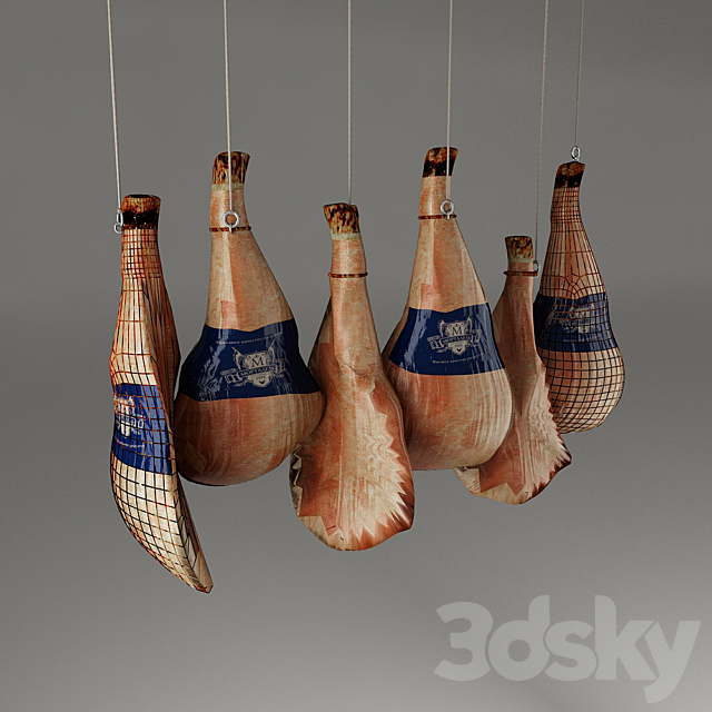 pork ham 3DSMax File - thumbnail 1