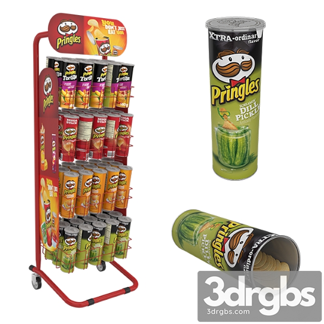 Pringles stand 3dsmax Download - thumbnail 1