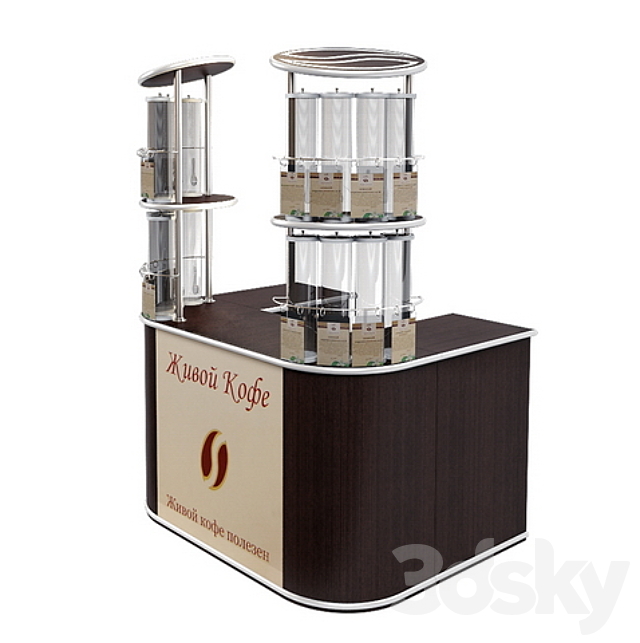 profi rack for sale coffee 3DSMax File - thumbnail 1