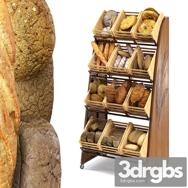 Rack with bread - thumbnail 1