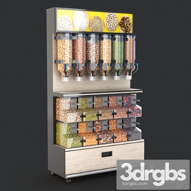 Rack With Dispensers 3dsmax Download - thumbnail 1