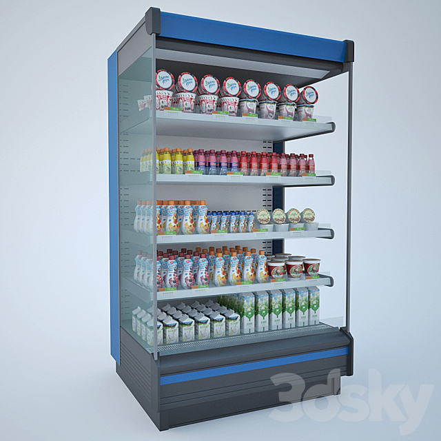 Refrigerated cabinet Linde Monaxis 3ds Max - thumbnail 1