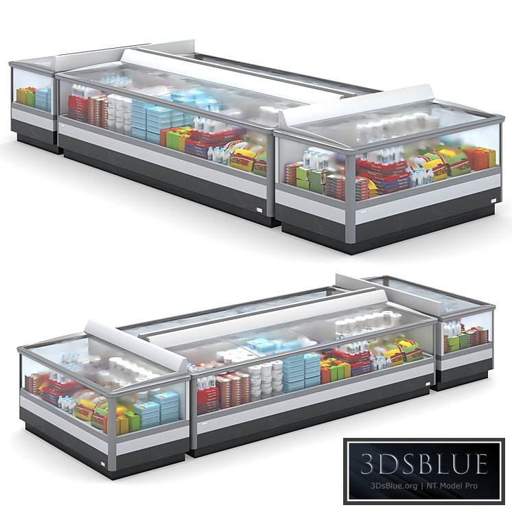 Refrigerated Display Cases 3DS Max - thumbnail 3