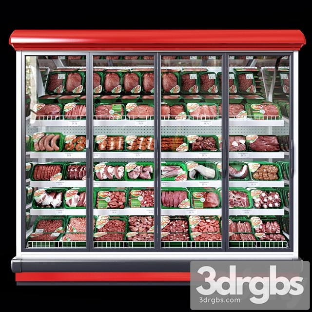 Refrigerated showcase bonnetneve proxima 3dsmax Download - thumbnail 1