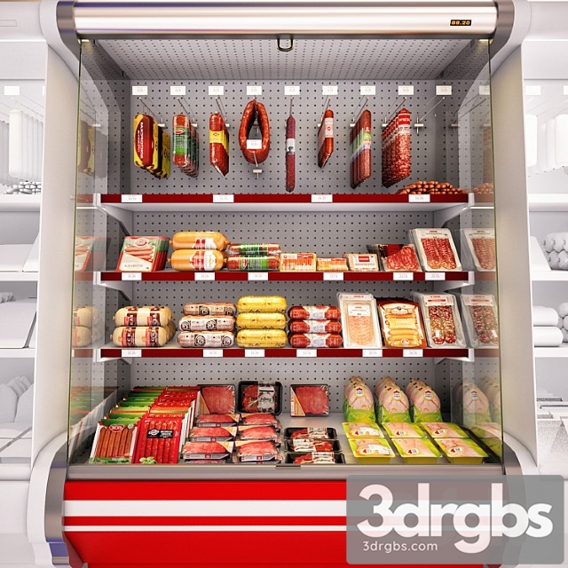 Refrigerated Showcase Fortune 2 3dsmax Download - thumbnail 1