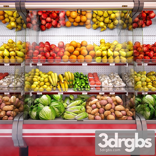Refrigerated Showcase Fortune 3 3dsmax Download - thumbnail 1