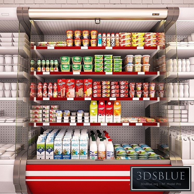 Refrigerated showcase Fortune 3DS Max - thumbnail 3