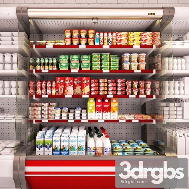 Refrigerated Showcase Fortune 3dsmax Download - thumbnail 1