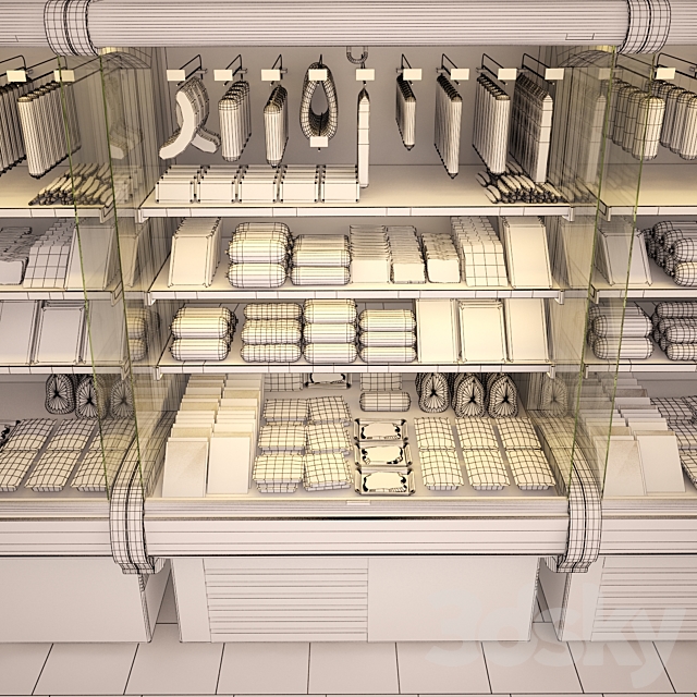 Refrigerated showcase Fortune_2 3DS Max Model - thumbnail 2