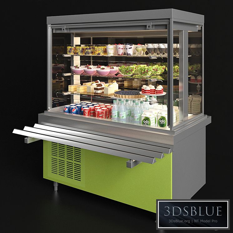 Refrigerated showcase Oasis 3DS Max - thumbnail 3